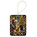 English Springer Spaniel And Santa Claus Porcelain Ornament Christmas Tree Hanging Decorations For Home Christmas Holiday, Rectangle, Gift, Multicolor_maomaolike.com