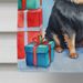 Pomeranian Christmas Reindeer House Flag Large Porch Sleeve Pole Decorative Outside Yard Banner Artwork Wall Hanging, Polyester, House Size, Multicolor_maomaolike.com