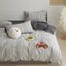 Wholesale INS Korean Style Princess Towel Embroidery Full Color Woven Jacquard Washed Four-Piece Pure Cotton Cute 4-Piece Set_maomaolike.com