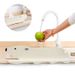 Kitchen sink suction cup fixed dish washing baffle pool countertop splash water baffle_maomaolike.com