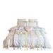 Dopamine Color Princess Style Australian Cotton Four-Piece Set Colorful Ruched Lace Bow Quilt Cover Four Seasons Skin-Friendly Bed_maomaolike.com