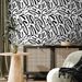 Statement Black & White Wallpaper – Modern Peel & Stick, Removable & Waterproof_maomaolike.com
