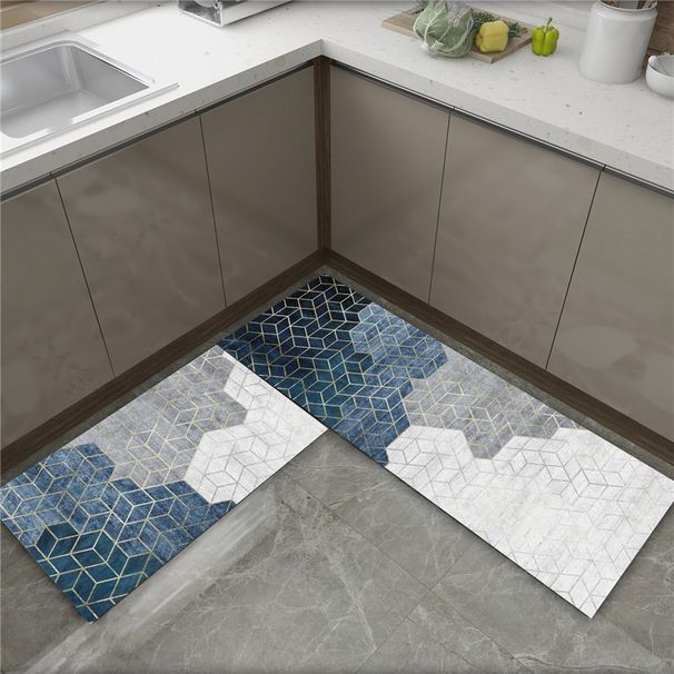 Geometric INS Nordic Style Entrance Doormat Bathroom Entryway Kitchen Carpet Mat Water Absorbent_maomaolike.com