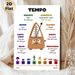 Musical Tempo Guide Painting Poster, Colorful Cartoon Metronome Themed Poster, Clear Music Tempo Term Reference, Ideal For Music Classrooms And_maomaolike.com