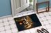 Boxer And Santa Claus Doormat Front Door Mat Indoor Outdoor Rugs For Entryway, Non Slip Washable Low Pile, 24H X 36W_maomaolike.com