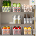 Yele Refrigerator Transparent Drawer-Type Beer Storage Basket Kitchen Classification Vegetable Fruit Egg Fresh-Keeping_maomaolike.com