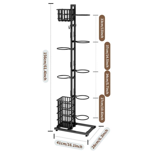 Household children's basketball storage rack football display rack ball multi layer floor storage basket badminton racket storage rack_maomaolike.com