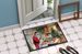 Cookies With Santa Claus Father Christmas Doormat Front Door Mat Indoor Outdoor Rugs For Entryway, Non Slip Washable Low Pile, 24H X 36W_maomaolike.com