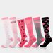 Socks Colorful Ribbon Compression Socks AIDS Logo Nurse Socks Sports Running Pressure Socks Factory Direct Sales_maomaolike.com