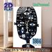 1984 George Orwell Themed Painting Poster, Monochrome Abstract Eye-filled Portrait Poster, Thought-provoking Artistic Decor Ideal For Home Office_maomaolike.com
