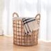 Handmade Rope Dirty Laundry Clothes Household Toy Woven Storage Antique Natural Style Ins Basket_maomaolike.com