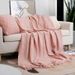 Apartment Bed End Decoration Sofa Bed Cover Knitted Bed End Blanket Hotel Bed Flag_maomaolike.com