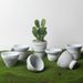Nordic Style Cement Flower Pot Ceramic Human Face Fashion Simple Artistic Personality Indoor Large Green Radish Bonsai Top-sale_maomaolike.com
