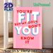 Inspirational Quote Typography Painting Poster, Vibrant Pink Retro Typographic Poster, Eye-catching Motivational Word Art, Ideal For Bedroom, Living_maomaolike.com