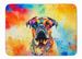 Bullmastiff Hippie Dawg Memory Foam Kitchen Mat Machine Washable Anti-Fatigue Mat Cushion Comfort Bath Mat Or Kitchen Rug_maomaolike.com