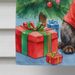 Wirehaired Pointing Griffon Christmas Reindeer House Flag Large Porch Sleeve Pole Decorative Outside Yard Banner Artwork Wall Hanging, Polyester, House Size, Multicolor_maomaolike.com