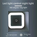 Control Sensor Plug-in Bedroom LED Bedside Night Light Children's Sleeping Wall Lamp Energy-saving_maomaolike.com