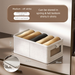 Foldable Clothing Storage Box, All-Season, Multi-Compartment For Underwear And Clothes, For Home Organization,Durable Material,Instant Closet Solution_maomaolike.com