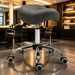 Ergonomic Rolling Saddle Stool PU Leather Hydraulic Spa Stool_maomaolike.com