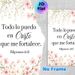 Spanish Philippians 4:13 Bible Verse Painting Poster, Soft Watercolor Pink Blossom & Lily Of The Valley Poster, Inspirational Religious Decor Ideal_maomaolike.com