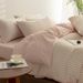 Wholesale INS Japanese Style Skin-Friendly Cloud Cotton Four-Piece Soft Washed Jacquard Striped 4-Piece Bedding Set_maomaolike.com