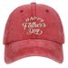 Unisex Washed cotton embroidery Dady letter baseball cap Father's Day gift hat Hip hop hat_maomaolike.com