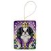 Japanese Chin King Of Mardi Gras Porcelain Ornament Christmas Tree Hanging Decorations For Home Christmas Holiday, Rectangle, Gift, Multicolor_maomaolike.com