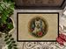 Westie Christmas Flowers Doormat Front Door Mat Indoor Outdoor Rugs For Entryway, Non Slip Washable Low Pile, 24H X 36W_maomaolike.com