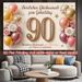90th Birthday Party Banner - 2D Flat Polyester Backdrop With Balloon Theme, Wall Hanging Photo Props, Party Decor_maomaolike.com