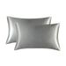Home & Garden Striped Silky Satin Pillowcase Without Filler For Queen/King_maomaolike.com