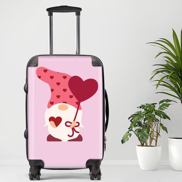 Gnome Luggage, 20/24/28 Inch Luggage, Carry-On, Custom Luggage, Luggage Set, Suitcase, Travel, Vacation, Cabin Suitcase, Custom Suitcase, Personalized Luggage_maomaolike.com