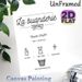 La Buanderie Laundry Themed Painting Poster, Minimalist Black & White Hand-drawn Poster, Vintage Laundry-inspired Design Ideal For Laundry Room Decor_maomaolike.com