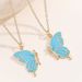 High Quality Aesthetic New Design, Silver Micro Inlaid Zircon Angel Wing Heart-Shaped Women's Pendant Necklace,_maomaolike.com