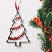 "THE TREE" - Steel Baseball Christmas Ornament_maomaolike.com