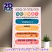 BODMAS Order Of Operation Math Educational Painting Poster, Colorful Structured Poster, Clear Math Operation Guide To Master Calculation Rules_maomaolike.com