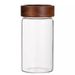 Food Grade Glass Sealed Acacia Wood Coffee Bean Tea Dried Fruit Snack Jar Storage Bottle_maomaolike.com