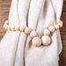 New Wooden Bead Magnetic Tiebacks Simple Handmade Home Decor Curtain Buckles Decorative Accessories_maomaolike.com