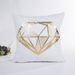 Home Textile Gold Stamped Pillowcase Tree Branch Flower Pattern Cushion Cover Modern Simple Core Free Pillowcase_maomaolike.com