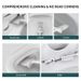Wall Hanging With Holder Long Handled Silicone Toilet Soft Bristles WC Cleaning Brush Bathroom Accessories_maomaolike.com