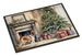 English Foxhound Cozy Christmas Doormat Front Door Mat Indoor Outdoor Rugs For Entryway, Non Slip Washable Low Pile, 24H X 36W_maomaolike.com