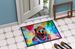 Hippie Animal Grizzly Bear Doormat Front Door Mat Indoor Outdoor Rugs For Entryway, Non Slip Washable Low Pile, 24H X 36W_maomaolike.com