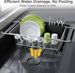 JASIWAY Dish Drying Rack In Sink, Dish Drainer With Cup And Utensil Holder_maomaolike.com