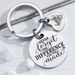 inspirational quotes stainless steel keychain for female and male friends encouragement gifts_maomaolike.com