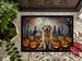 Golden Retriever Spooky Halloween Doormat Front Door Mat Indoor Outdoor Rugs For Entryway, Non Slip Washable Low Pile, 24H X 36W_maomaolike.com