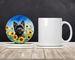 Cairn Terrier In Sunflowers Large Sandstone Coasters Pack Of 4 Absorbent Round Coasters Decor Gifts For Men Or Women, 4 In, Multicolor_maomaolike.com