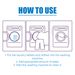 Jakehoe Laundry Detergent Sheets, Gentle Cleaning Clothes Stains Stains Soft Color Protection Lasting Fragrance Laundry Tablets_maomaolike.com