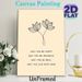 Lotus & Positive Affirmation Painting Poster, Minimalist Line Art Poster, Soothing Uplifting Message Ideal For Bedroom, Living Room, Meditation Area_maomaolike.com
