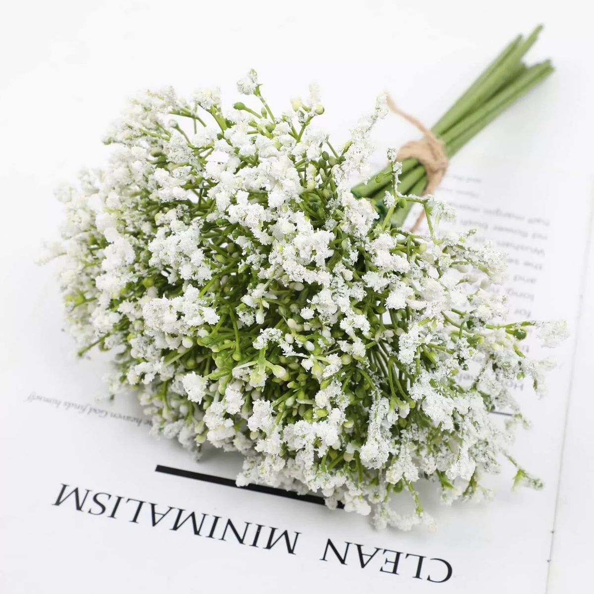 Popular Cross-border Artificial Plastic Bouquet, Foam Breath, Wedding Bridal Bouquet Baby's Breath_maomaolike.com