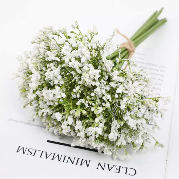 Popular Cross-border Artificial Plastic Bouquet, Foam Breath, Wedding Bridal Bouquet Baby's Breath_maomaolike.com