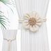Linen Flower Tie Pin Binding Strap Japanese Style Homestay Adjustable Storage Rope_maomaolike.com